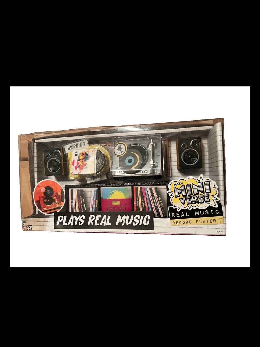 MGA's Miniverse Real Music Playable Record Player NEW Sealed